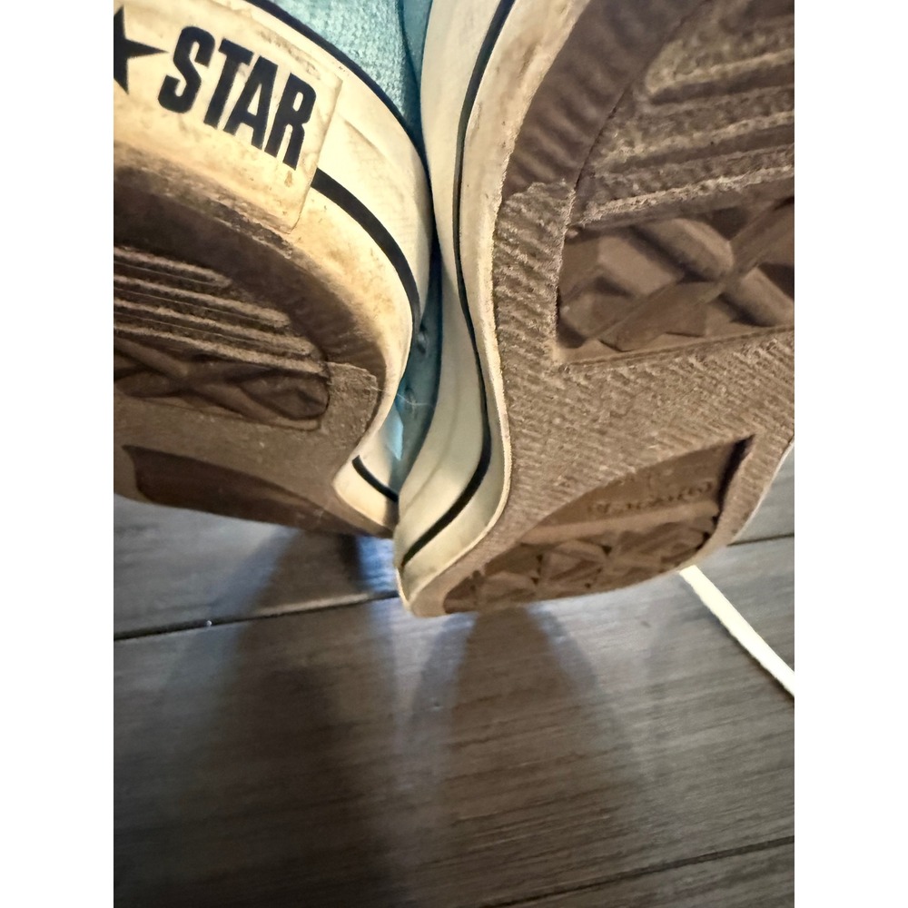 Converse All Star Low Top Blue Sneakers Canvas Shoes women's Size 8 - Picture 5 of 5